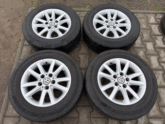 4x al kola 5x120 16 + pneu letní 215/65 R16C - 2