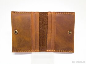Nová ručně šitá kožená peněženka - Soukup Leather "C" - 2