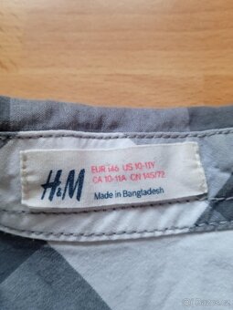 Košile s kr. rukávem zn. H&M vel. 146 - 2