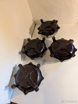 industriální bakelitový lustr lampa želva až 4 ks - 2