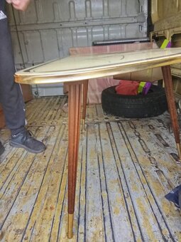 Retro stolek Brusel - 2