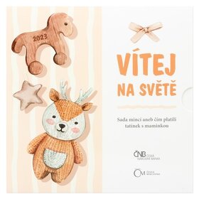 Sada oběžných mincí 2023 Narození dítěte stand - 2