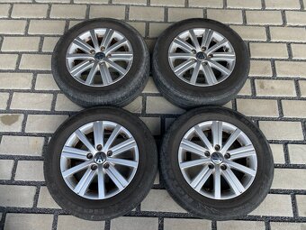 org. ALU kola Volkswagen Golf R15, pneumatiky 195/65 R15 - 2
