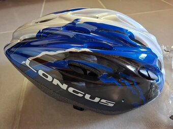 -NOVÁ- Cyklo helma na kolo Longus vel. S/M a L/XL č-m-s - 2