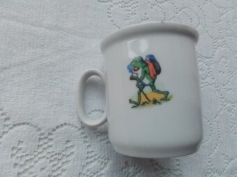 Retro porcelánový dětský hrneček EPIAG,Karlovy Vary - 2