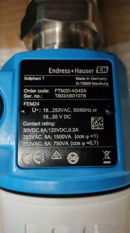 Vibrační snimač Endress+Hauser FTM20-4G45A - 2