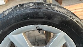 4x Alu kola Audi 5x112 pneu 215/55 R16 - 2