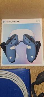 VR Meta quest 3s 256GB + PROFI príslušenstvo (NOVE) - 2