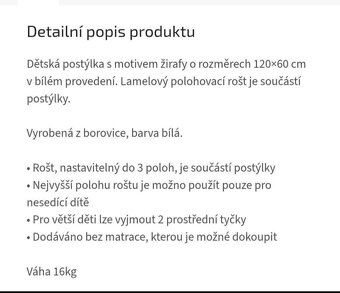Dětská postýlka - 2