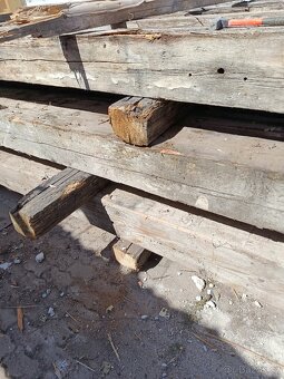 Trámy dřevěné rok  1924 - 2