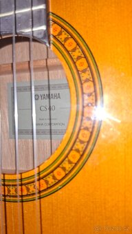 Yamaha CS40 – klasická kytara 3/4 pro děti a začátečníky - 2