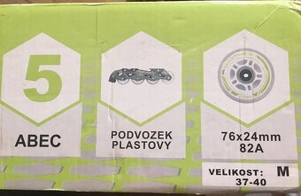 Kolečkové brusle TRULY + chrániče - 2