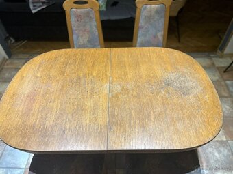 Prodám jídelní stůl a židle - 2