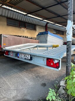 Niewadow 2700kg 455cm, přívěs, podval, autopřepravník - 2