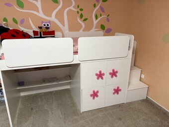 Vyvýšená dětská postel 90×200 Hezký dětský nábytek - 2