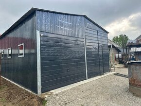 Plechová garáž 6x7,5 - 2