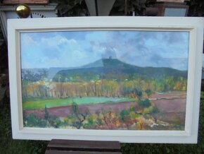 OBRAZ OLEJ  NA KARTONU-J.SZSTACHO - 2