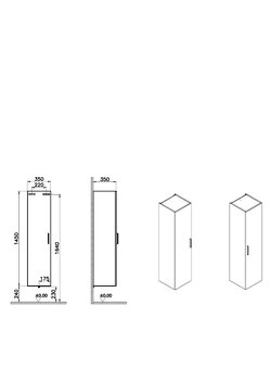 Koupelnová skříňka - 2