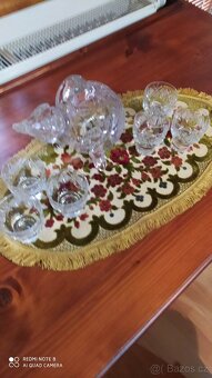 Krištáľové sklenice, karafa - 2