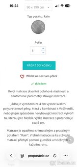 Vrchní matrace - 2