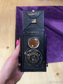 Starý fotoaparát Voigtländer Brillant + pouzdro - 2