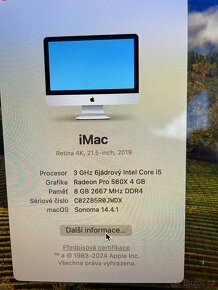 iMac 21,5 i5 2019 8GB RAM 1TB Fusion Drive - 2