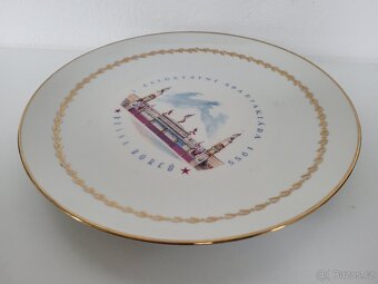 Porcelánový talíř - Spartakiáda 1955 - 2