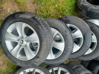 Alu kola Skoda+plechace,Fabia,Octavia,Superb,Yeti,Roomster - 2