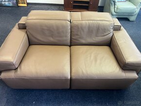Luxusní kožená sedačka Natuzzi. - 2