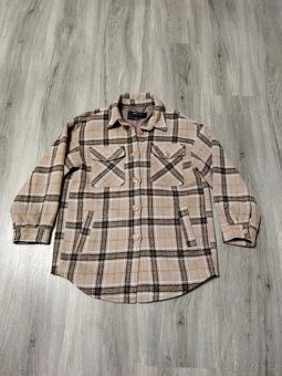 košilová bunda/kabát vel. XXS (oversized), nositelný při M - 2
