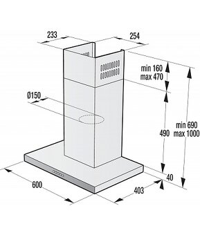Nová digestoř MORA OK648G - 2