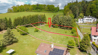 Pozemek určený k výstavbě domu 1678 m2 v Kolinci - 2