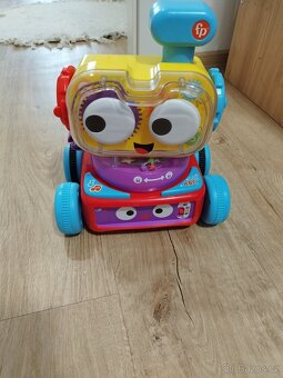 Elineli activity board trojuhelnik + robot fisherprice - 2