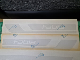 dekorativní folie s nápisem FABIA - 2