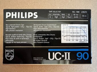 PHILIPS UC-II 90 - MC audio kazeta - ZABALENÁ - 2