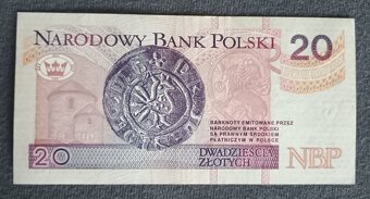 Polsko - 20 Zlotých bankovka, 1994, UNC - 2