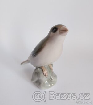 Porcelánová figurka ptáčka - Kodaň - 2