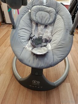 Houpací lehátko Kinderkraft Luli Grey - 2