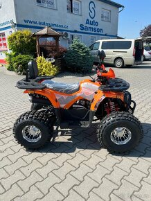 Dětská čtyřkolka Piranha Transformer 125cc 3G8 - oranžová - 2