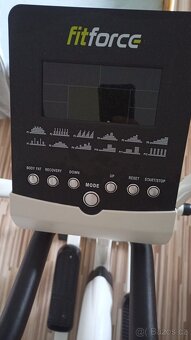 Elektronicky ovládaný eliptický trenažér Fitforce E-MAX 8.4E - 2