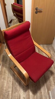 Ikea křeslo + podnožka - 2