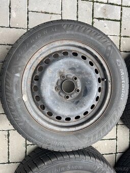 Zimní kola s disky 5x108 215/55/R16 vzorek 5.5mm - 2