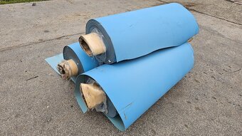 Folie modrá - nová nepoužitá - pevná odolná - 2