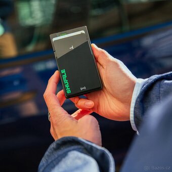 Shuffle Wallet – Silicon Pouch Neon Black - 2