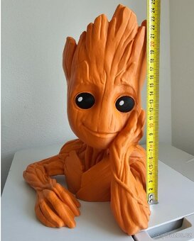 Groot květináč, 3d tisk - 2