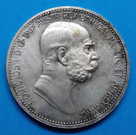 + ZAMLUVENO + Koruna František Josef I. r. 1908 - 2
