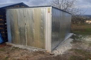 Plechová garáž 3x5m - 2