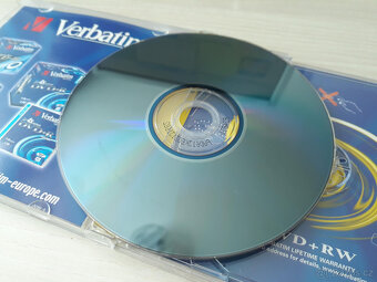 DVD+RW 4x Verbatim AZO 4,7 GB použité, funkční - 2