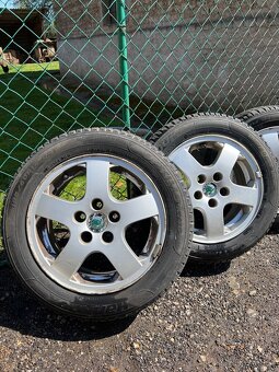 Originál Alu kola Škoda Fabia, letní pneu 185/60 R14 - 2