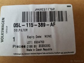 Škoda-VW olejový filtr kompletní s chlazením NOVÝ - 2